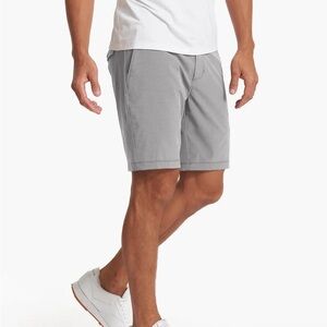 Vuori grey stripe shorts